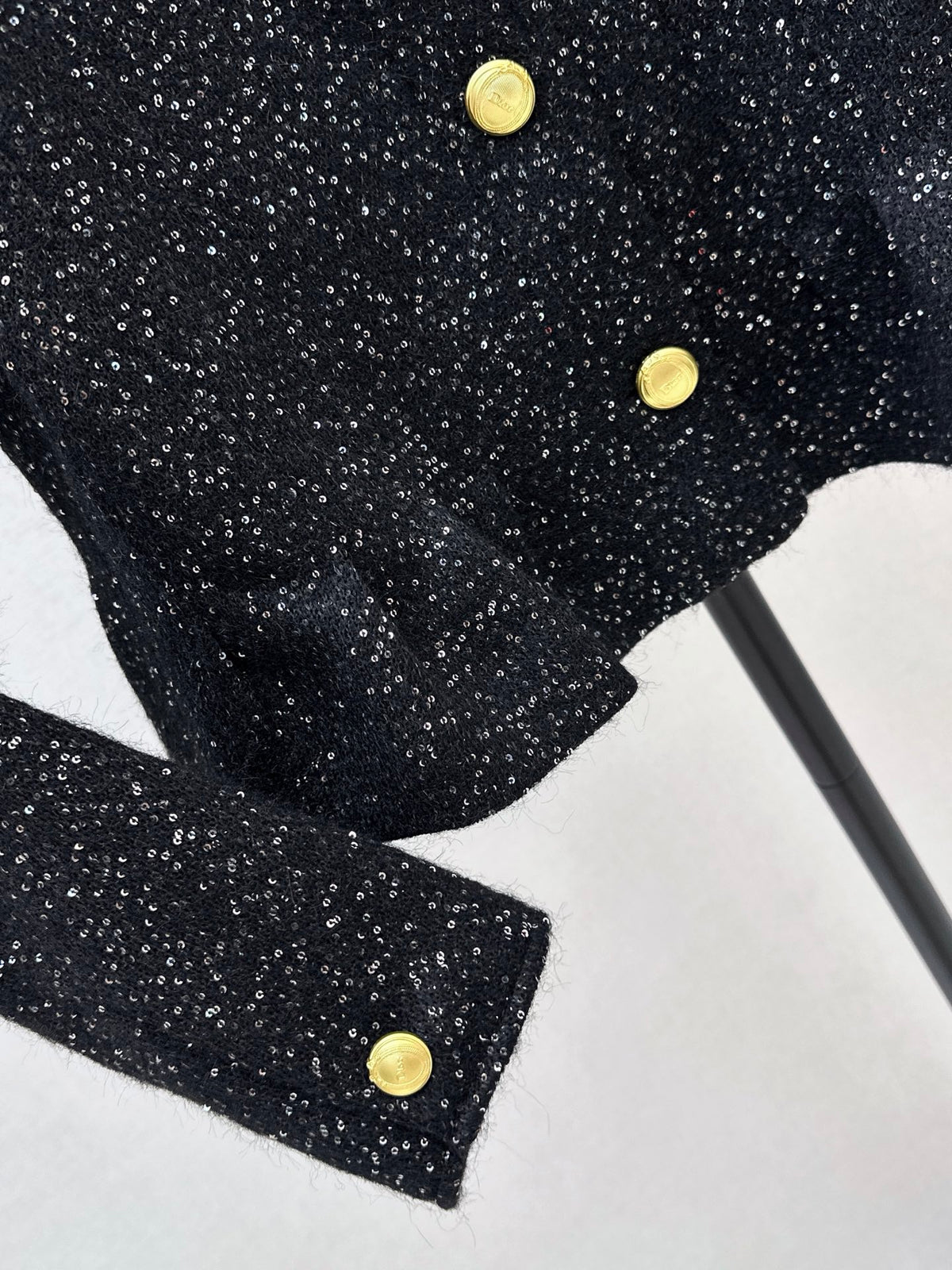 26FW New Sequin Tweed Stand-Collar Jacket 🖤
