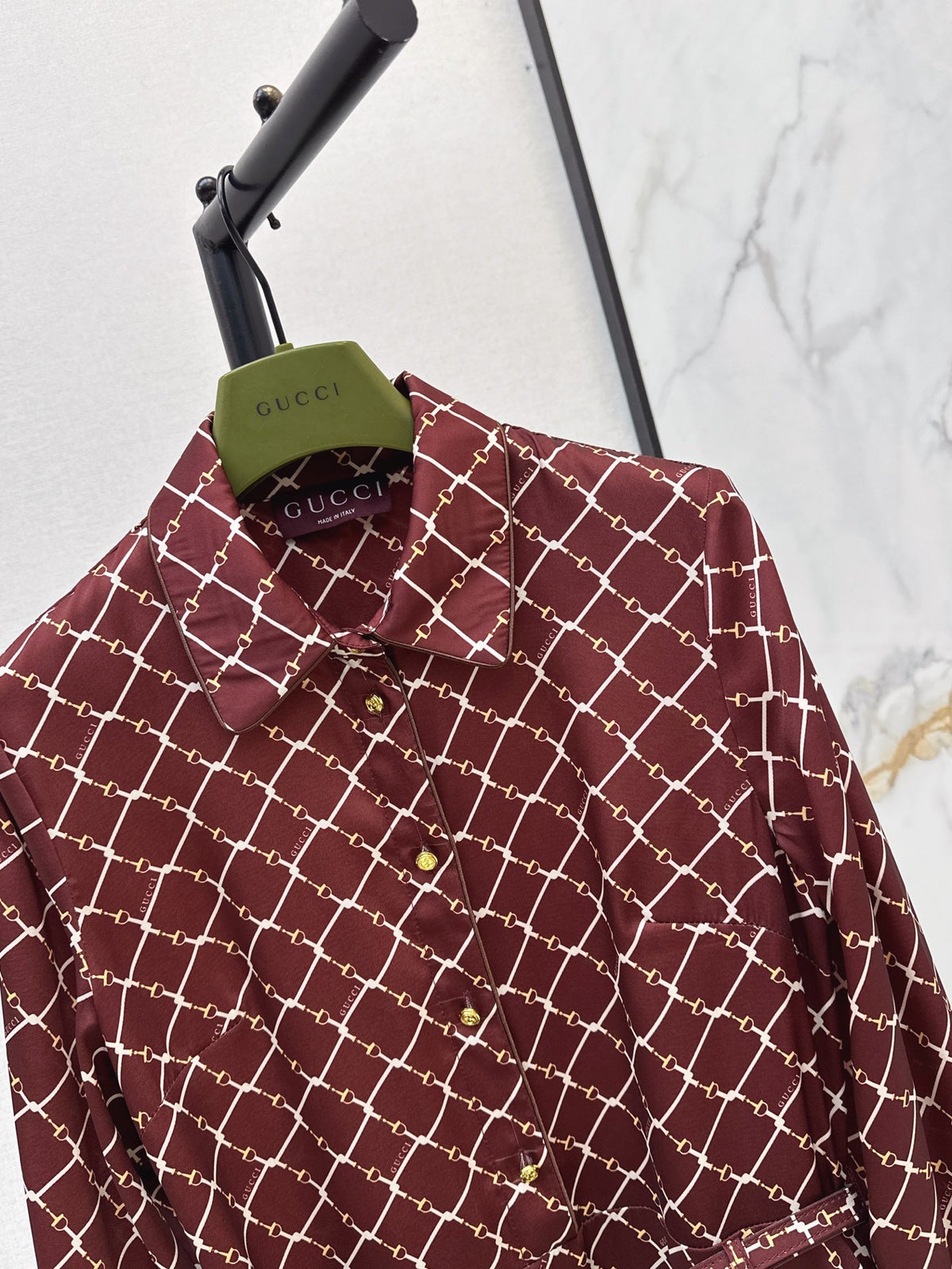 26FW New Printed Shirt Dress