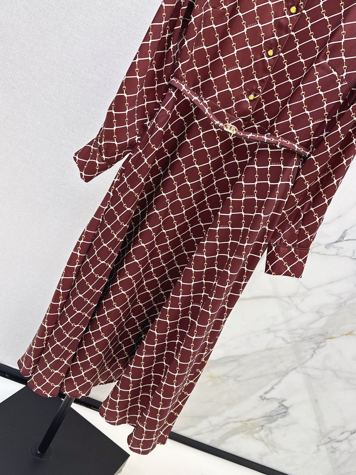 26FW New Printed Shirt Dress