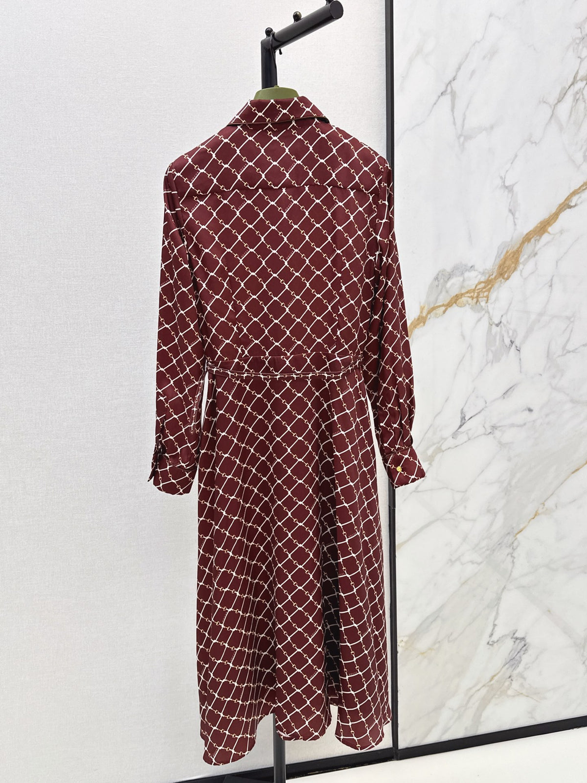 26FW New Printed Shirt Dress