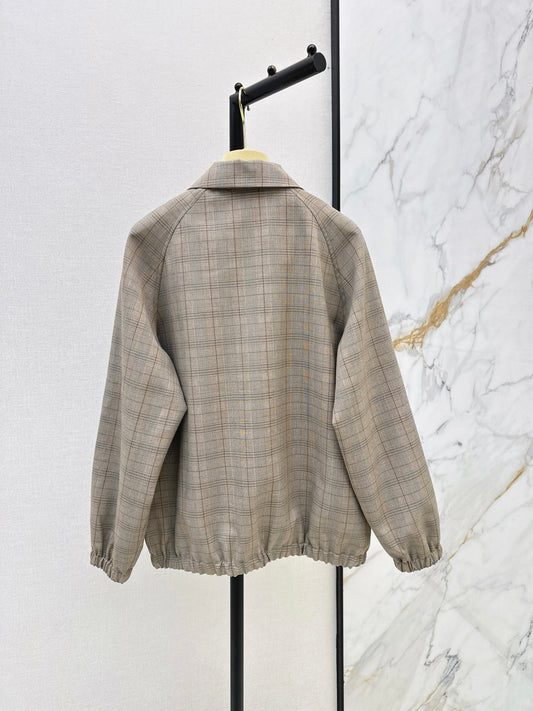 26FW New Plaid Logo Jacket 🤎