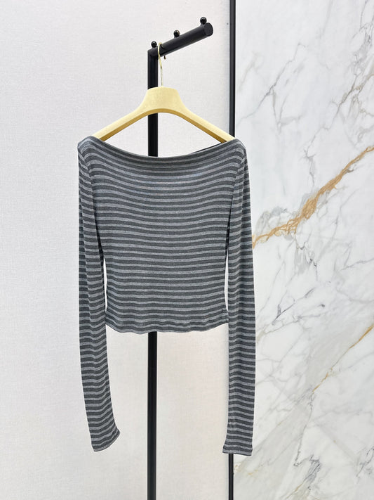 26FW New Off-Shoulder Cropped Top 🩶