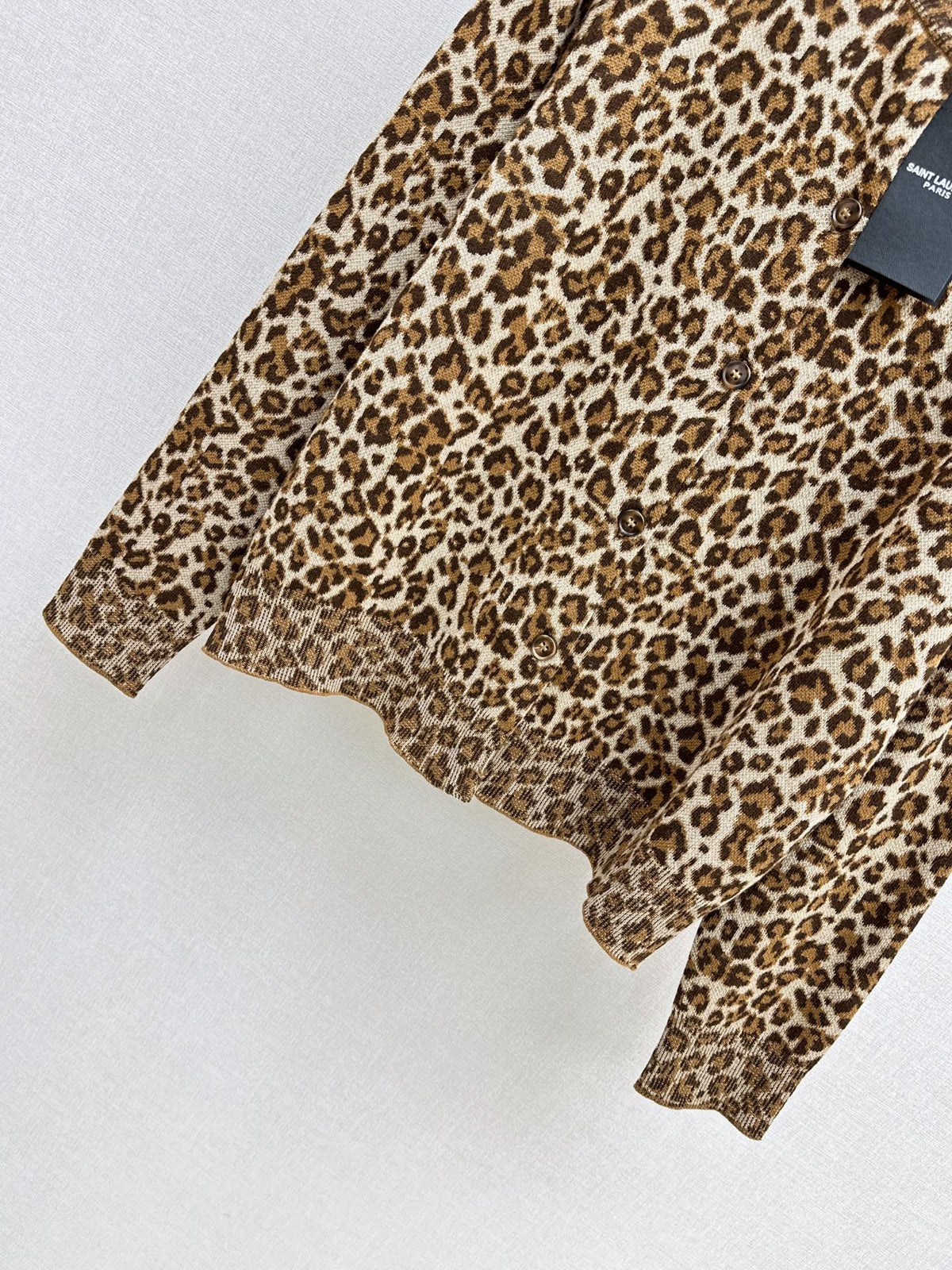 26FW New Leopard Print Crew-Neck Cardigan 🤎