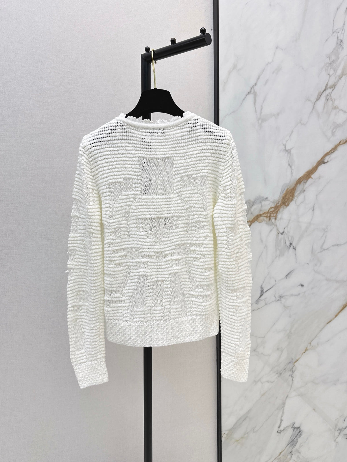 26FW New White Cut-Out Cardigan 🤍