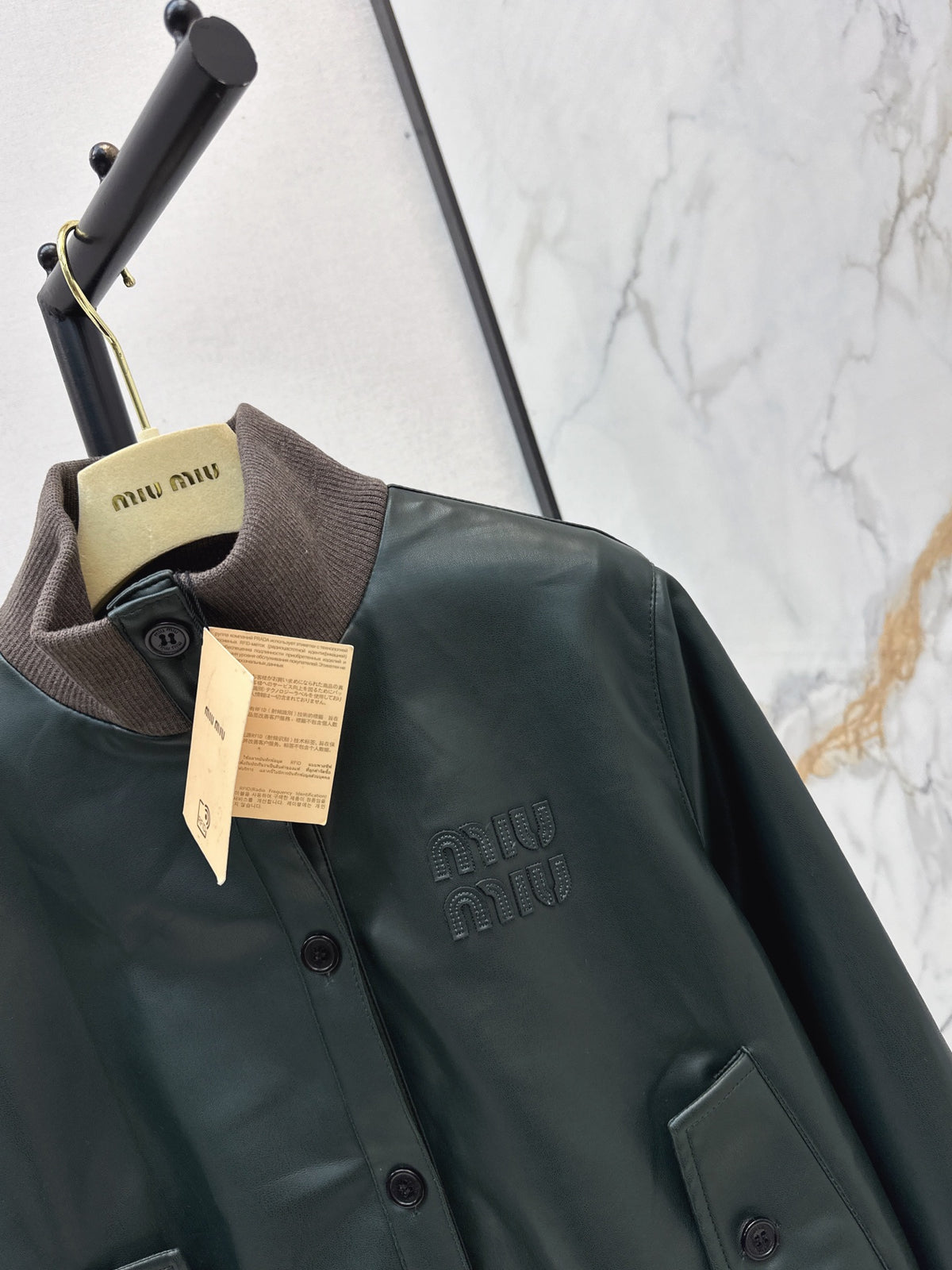 🔥Highest Quality🔥26FW New Ribbed-Panel Logo Jacket 🖤