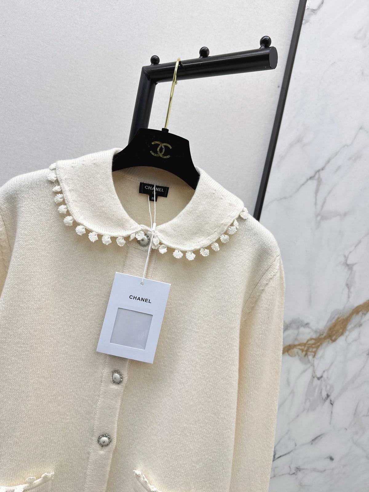 🔥Highest Quality🔥26FW New Peter Pan Collar Cardigan 🖤