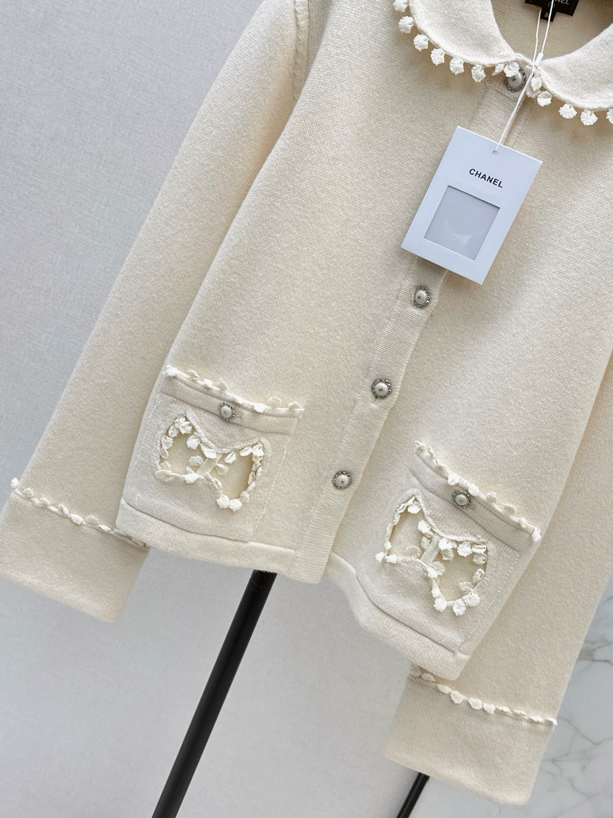 🔥Highest Quality🔥26FW New Peter Pan Collar Cardigan 🖤