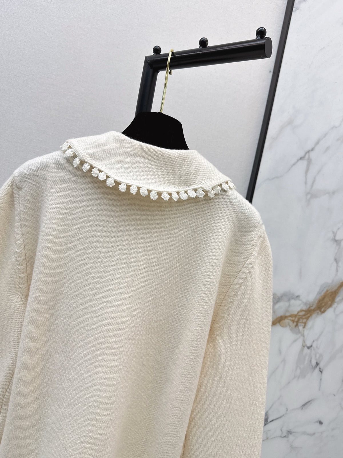 🔥Highest Quality🔥26FW New Peter Pan Collar Cardigan 🖤