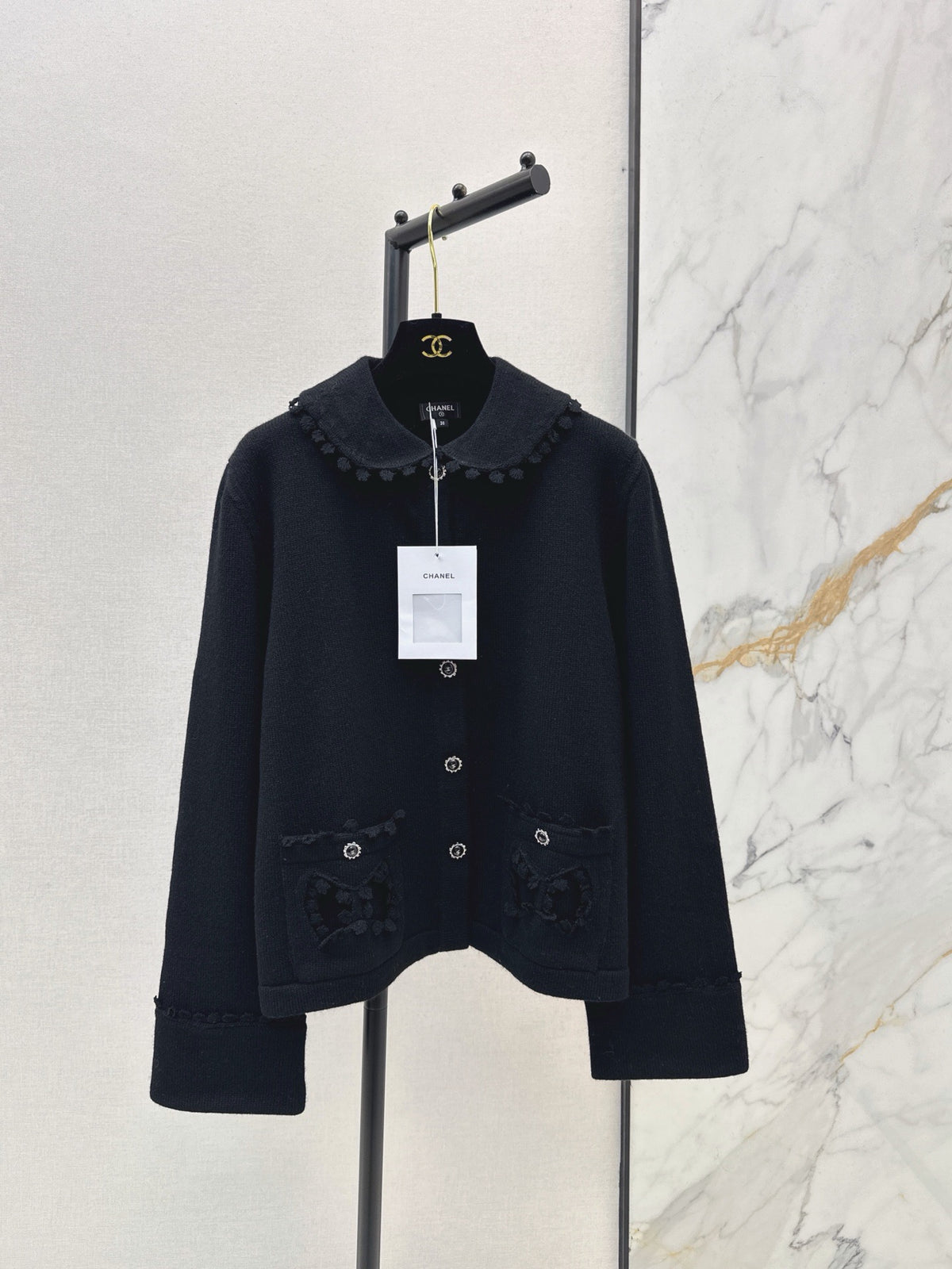 🔥Highest Quality🔥26FW New Peter Pan Collar Cardigan 🖤
