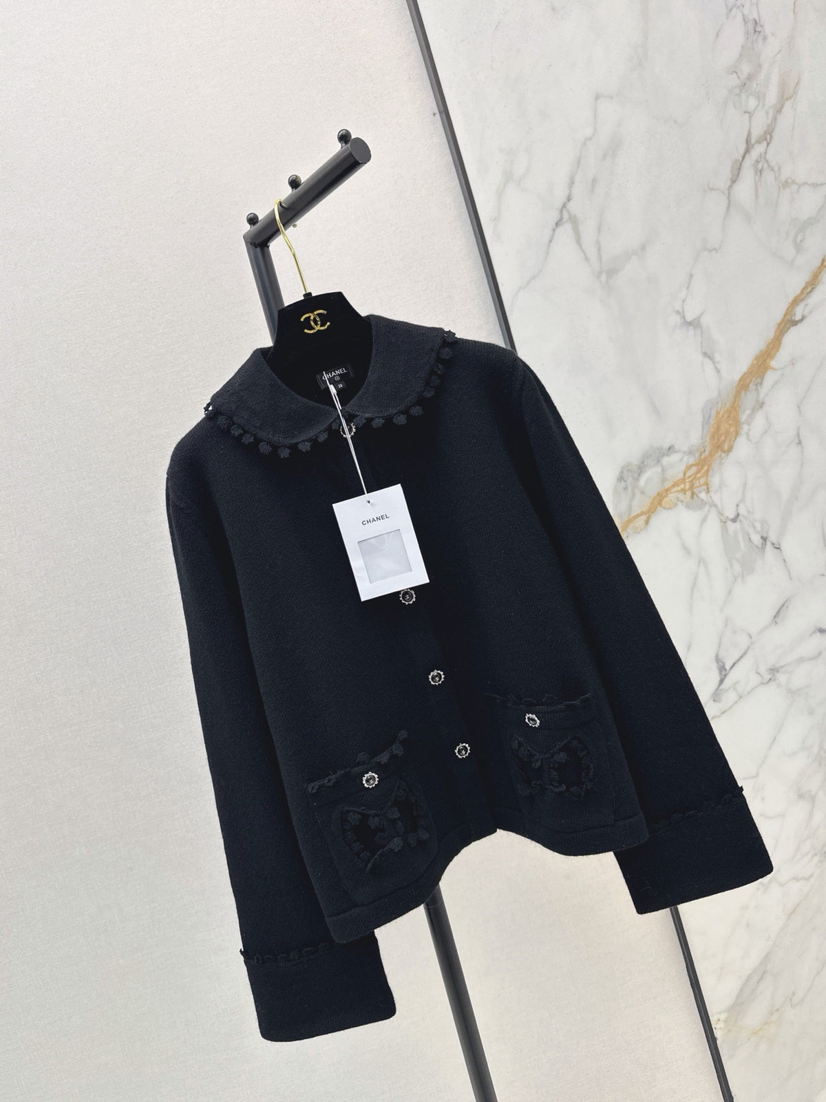 🔥Highest Quality🔥26FW New Peter Pan Collar Cardigan 🖤