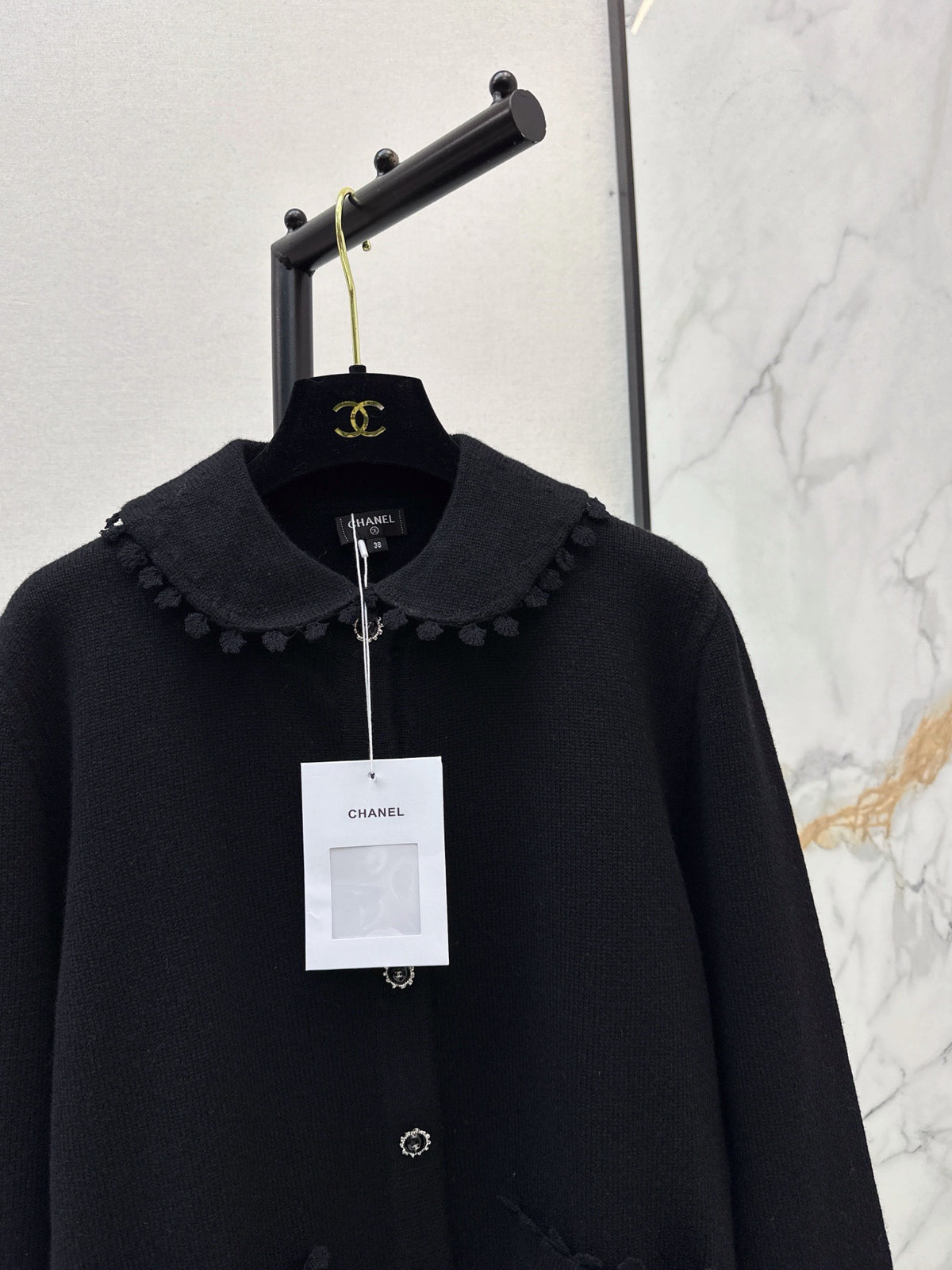 🔥Highest Quality🔥26FW New Peter Pan Collar Cardigan 🖤