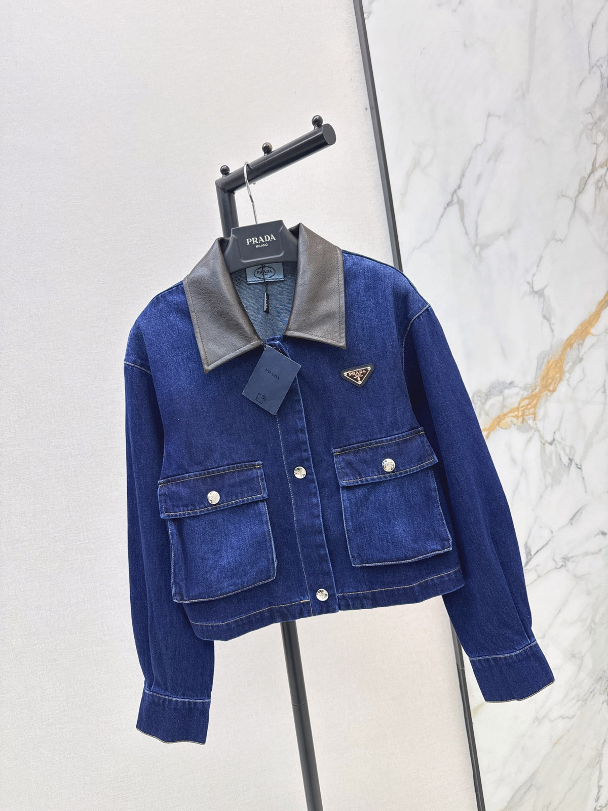 🔥Highest Quality🔥26FW New Collared Denim Jacket 🩵