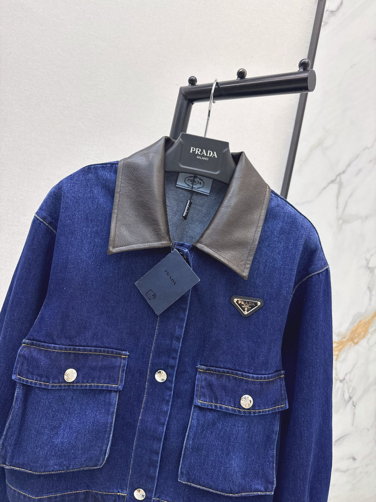 🔥Highest Quality🔥26FW New Collared Denim Jacket 🩵