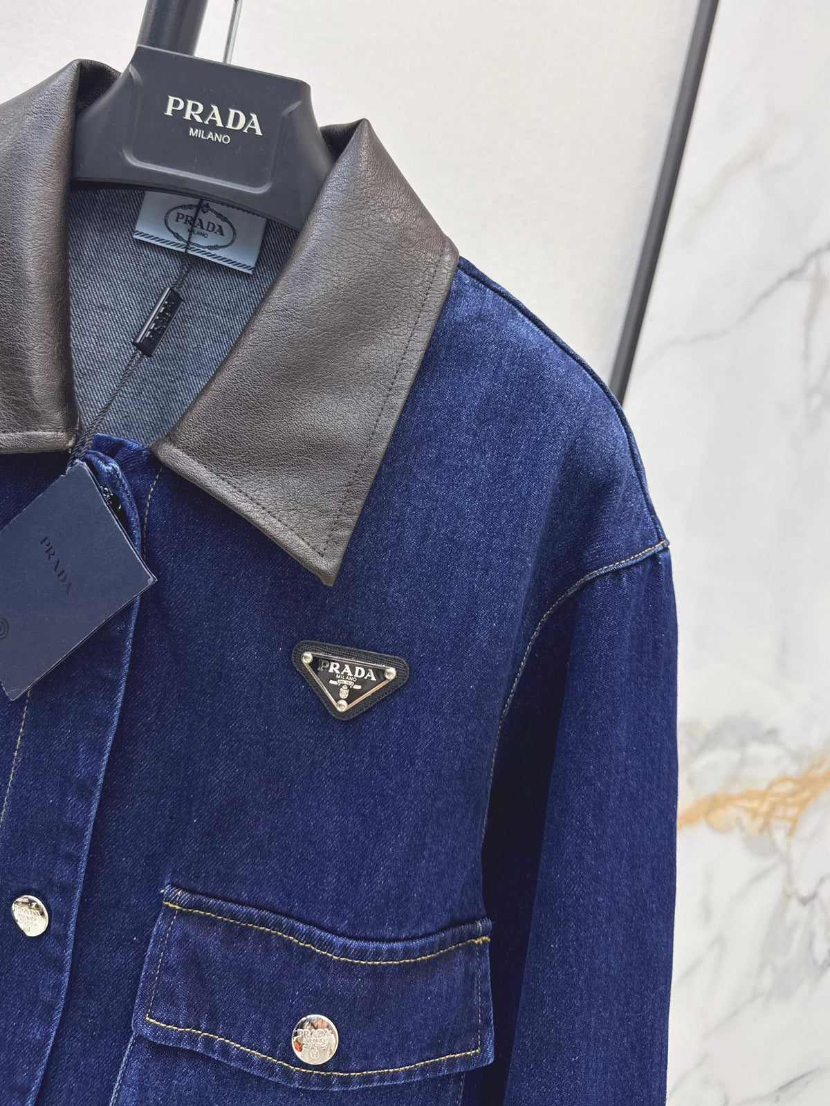 🔥Highest Quality🔥26FW New Collared Denim Jacket 🩵