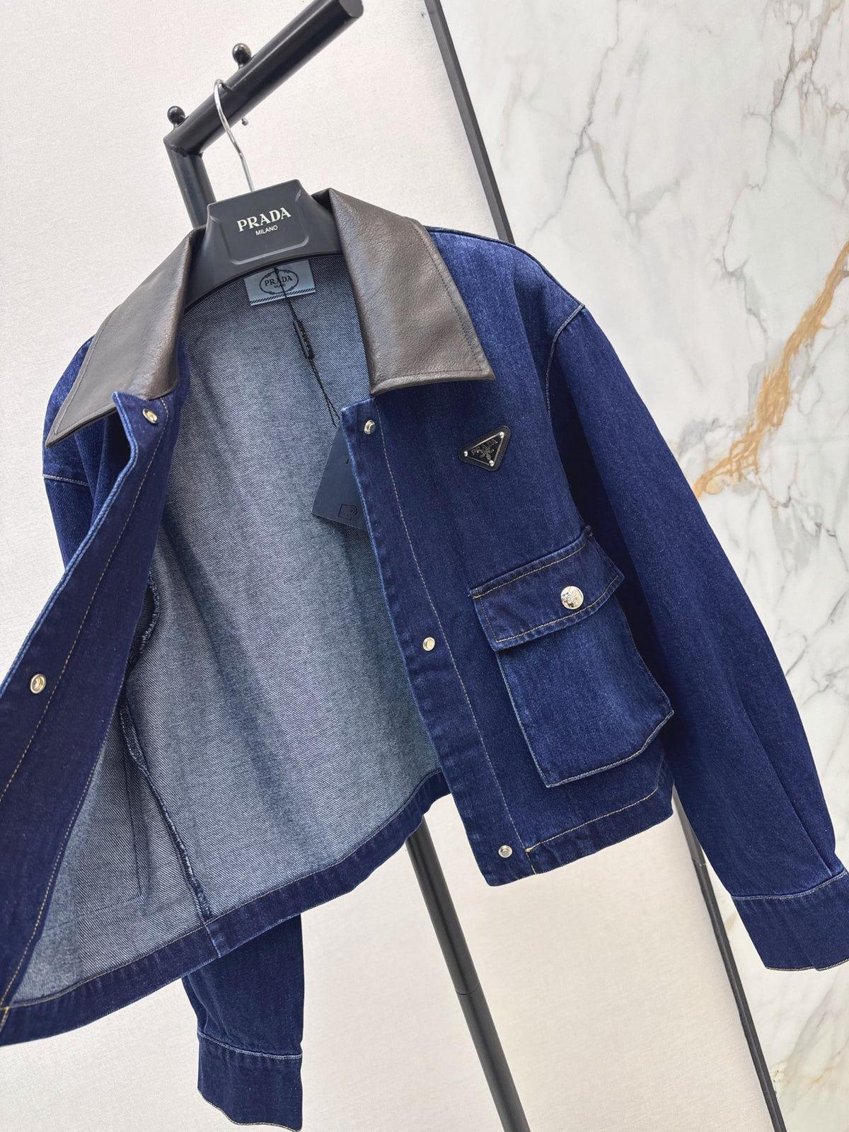 🔥Highest Quality🔥26FW New Collared Denim Jacket 🩵