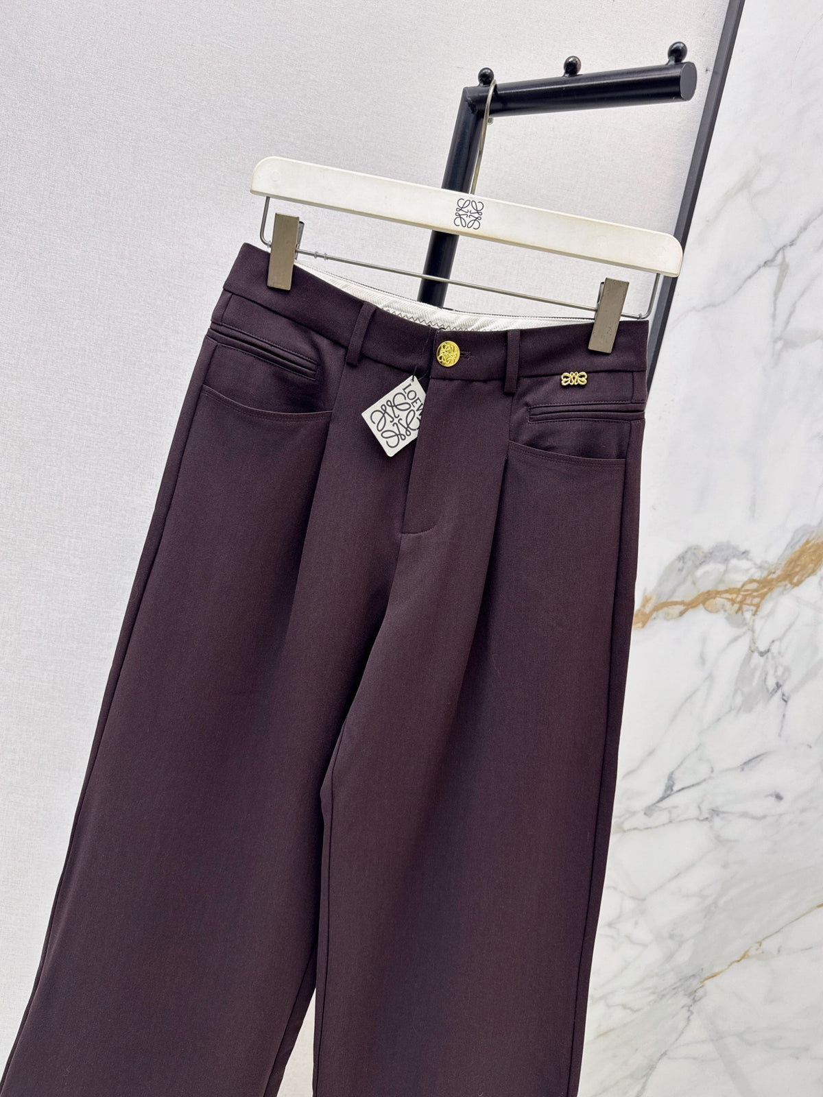 26FW New Straight-Leg Trousers with Hardware Detail 🖤