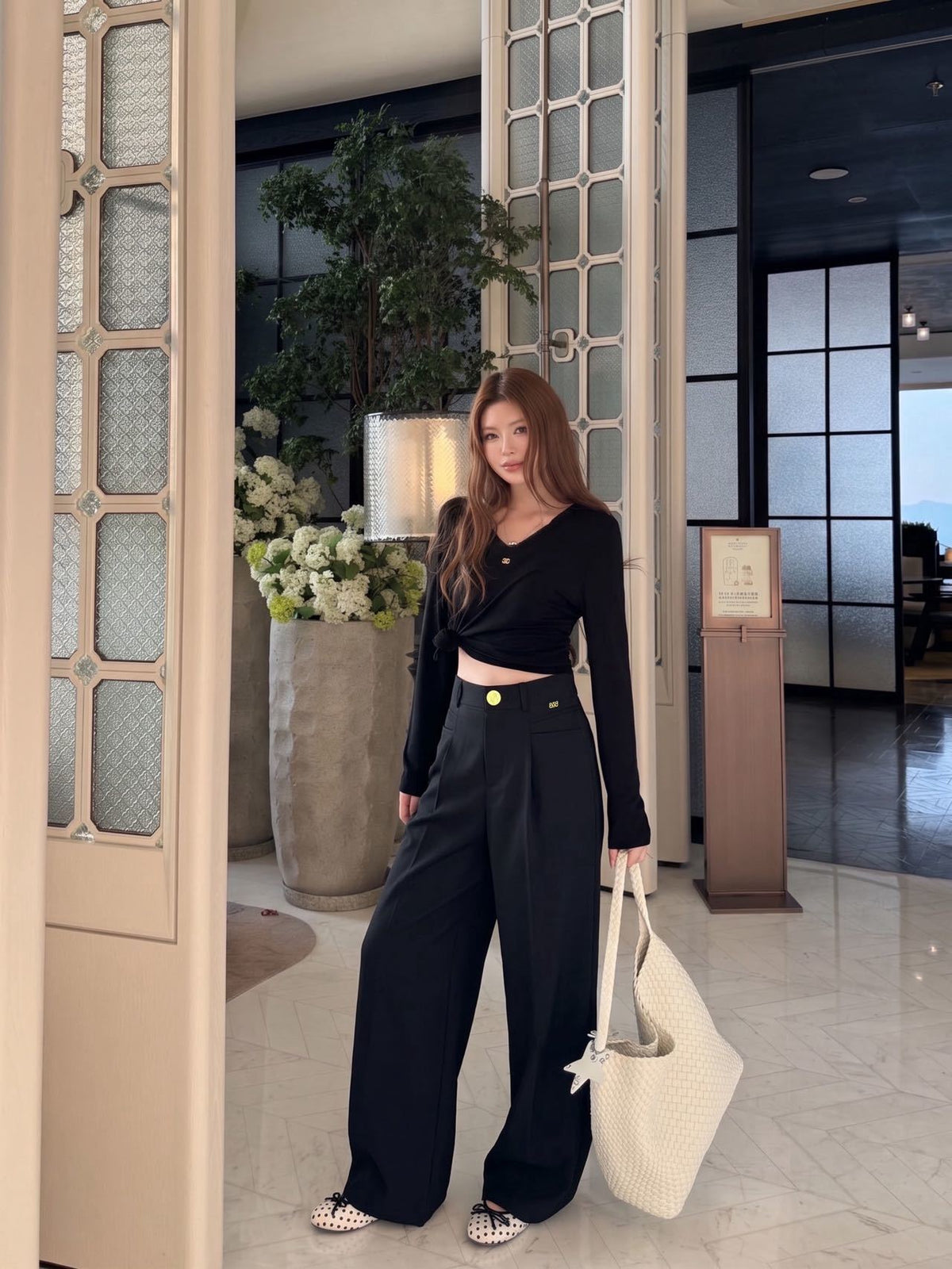 26FW New Straight-Leg Trousers with Hardware Detail 🖤
