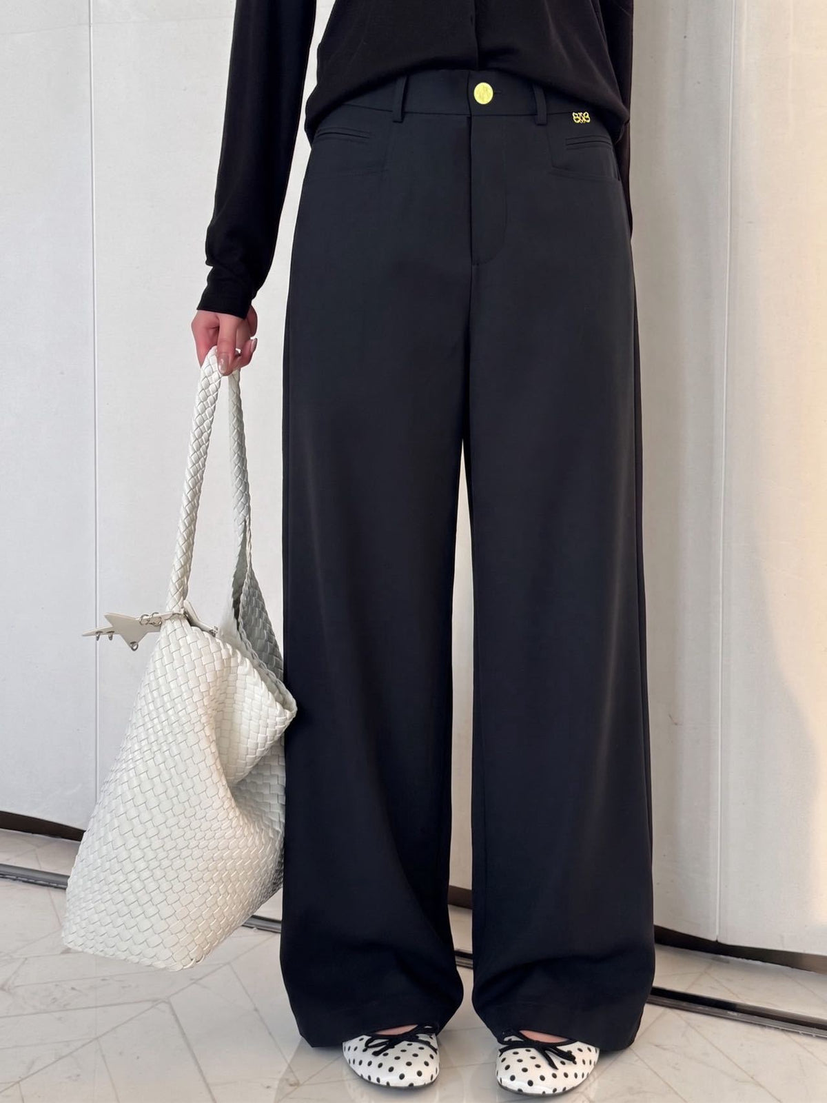 26FW New Straight-Leg Trousers with Hardware Detail 🖤