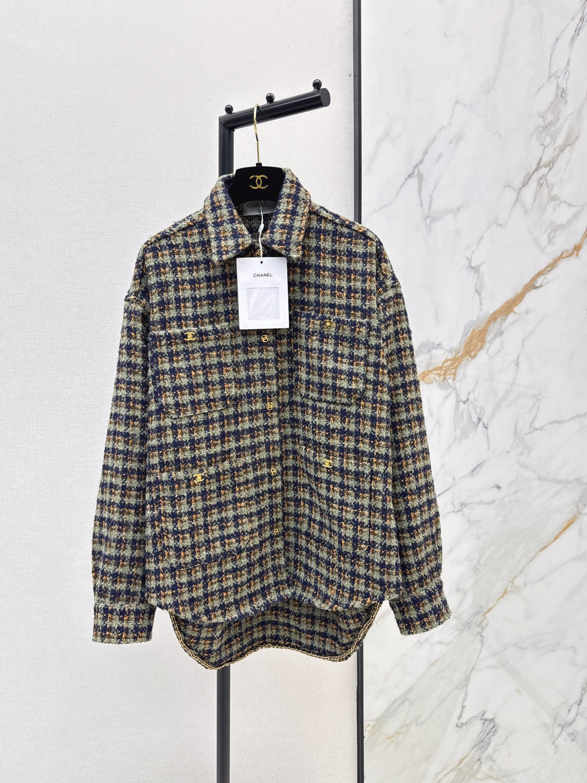 🔥Highest Quality🔥26FW New Wool Bouclé Shirt-Collar Jacket 🖤