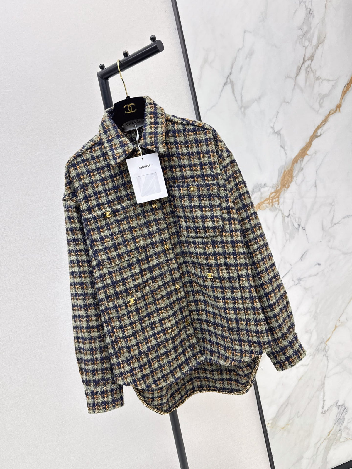 🔥Highest Quality🔥26FW New Wool Bouclé Shirt-Collar Jacket 🖤
