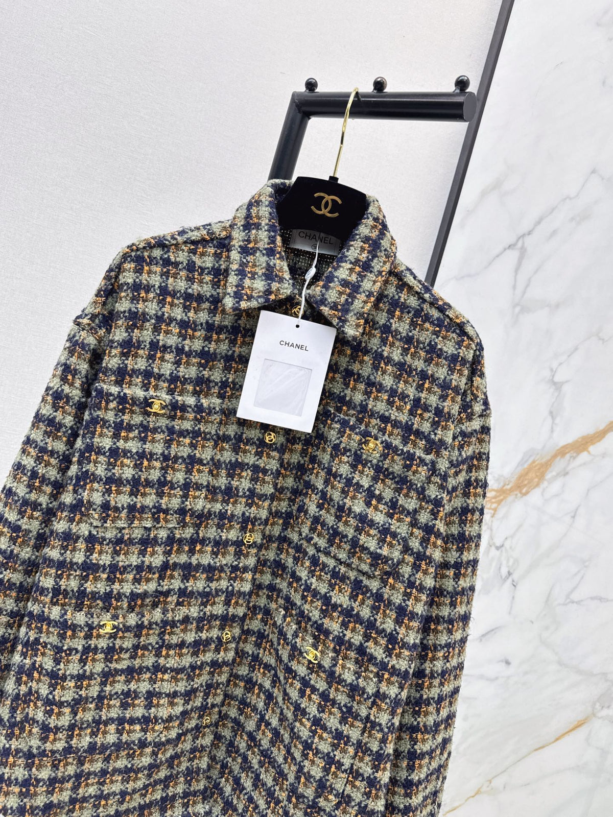 🔥Highest Quality🔥26FW New Wool Bouclé Shirt-Collar Jacket 🖤