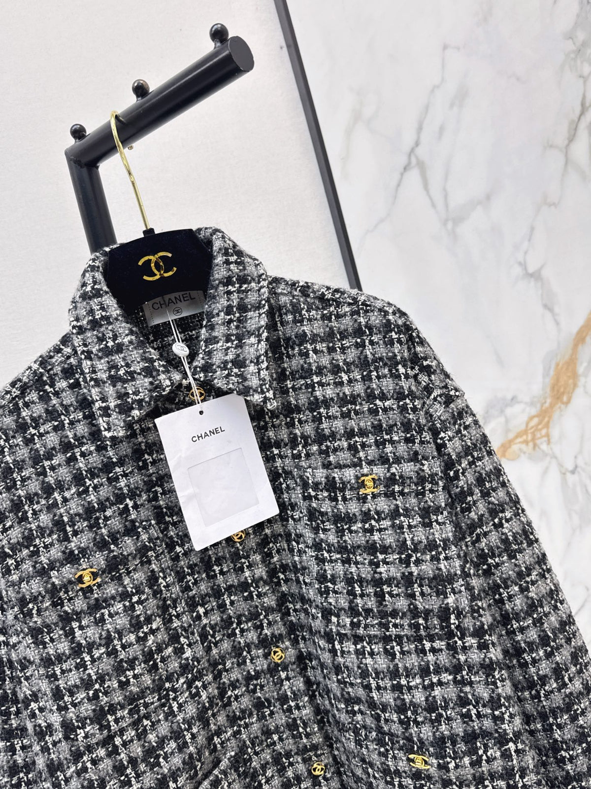 🔥Highest Quality🔥26FW New Wool Bouclé Shirt-Collar Jacket 🖤