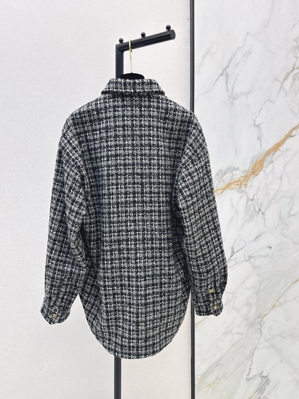 🔥Highest Quality🔥26FW New Wool Bouclé Shirt-Collar Jacket 🖤