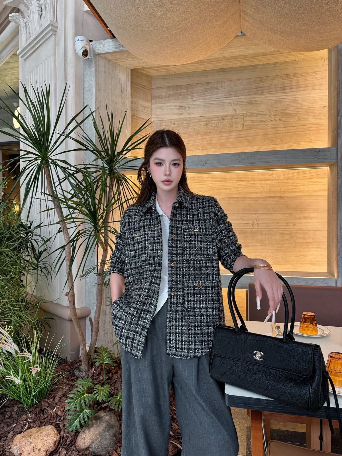 🔥Highest Quality🔥26FW New Wool Bouclé Shirt-Collar Jacket 🖤