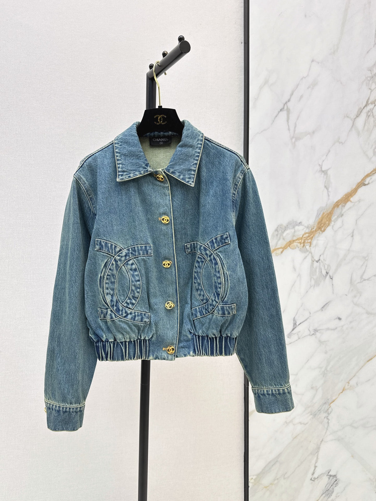 🔥Highest Quality🔥26FW New Denim Jacket with Double-C Pocket Detail 🩵