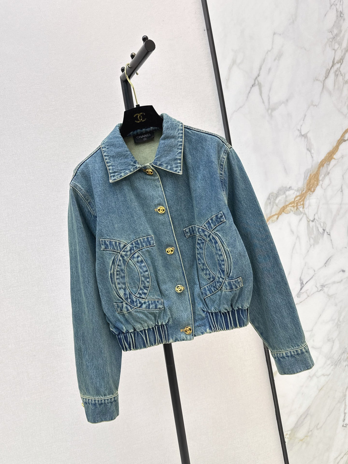 🔥Highest Quality🔥26FW New Denim Jacket with Double-C Pocket Detail 🩵