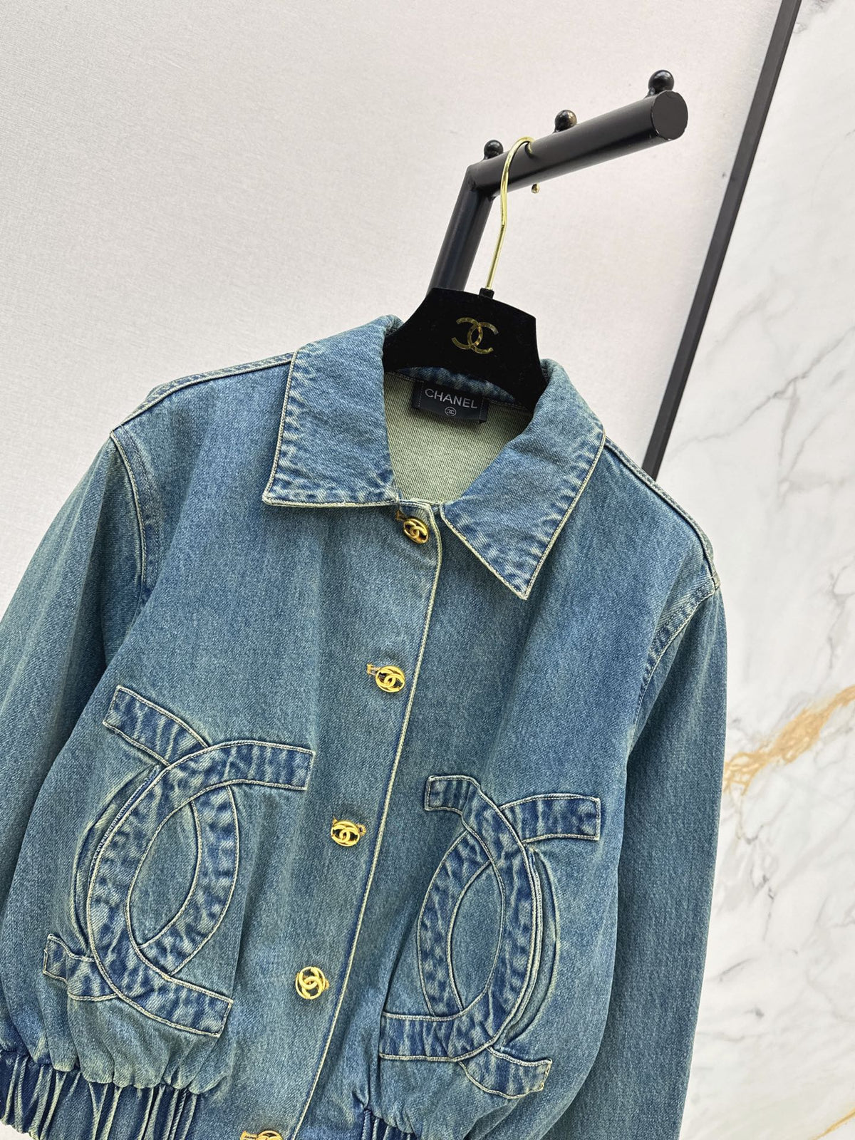 🔥Highest Quality🔥26FW New Denim Jacket with Double-C Pocket Detail 🩵