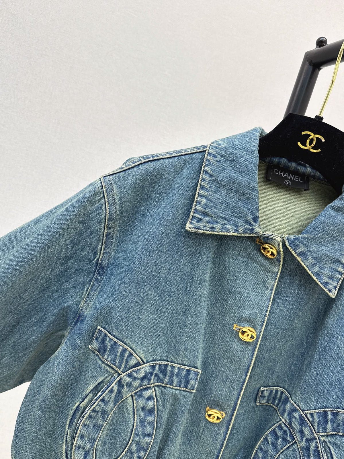 🔥Highest Quality🔥26FW New Denim Jacket with Double-C Pocket Detail 🩵