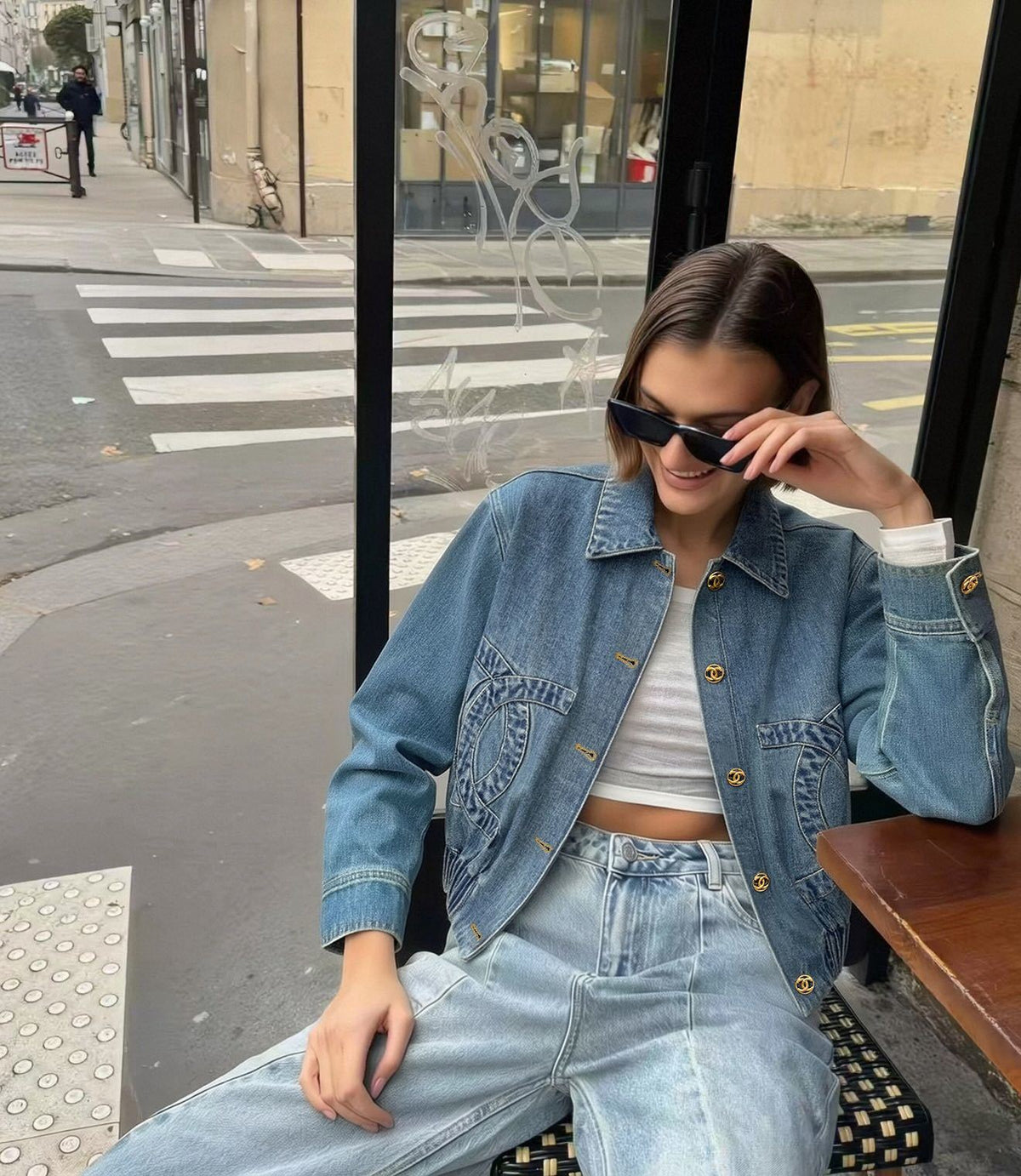 🔥Highest Quality🔥26FW New Denim Jacket with Double-C Pocket Detail 🩵