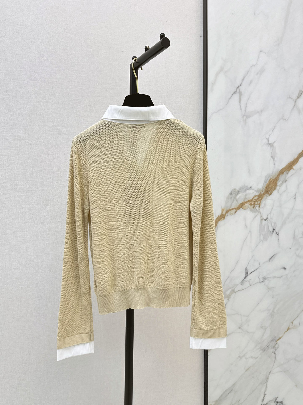 26FW New Color-Block Collar Knit Top 🤍
