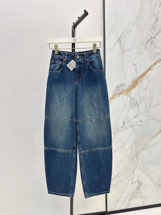 26FW New Gradient Color-Block Wide-Leg Jeans 🩵