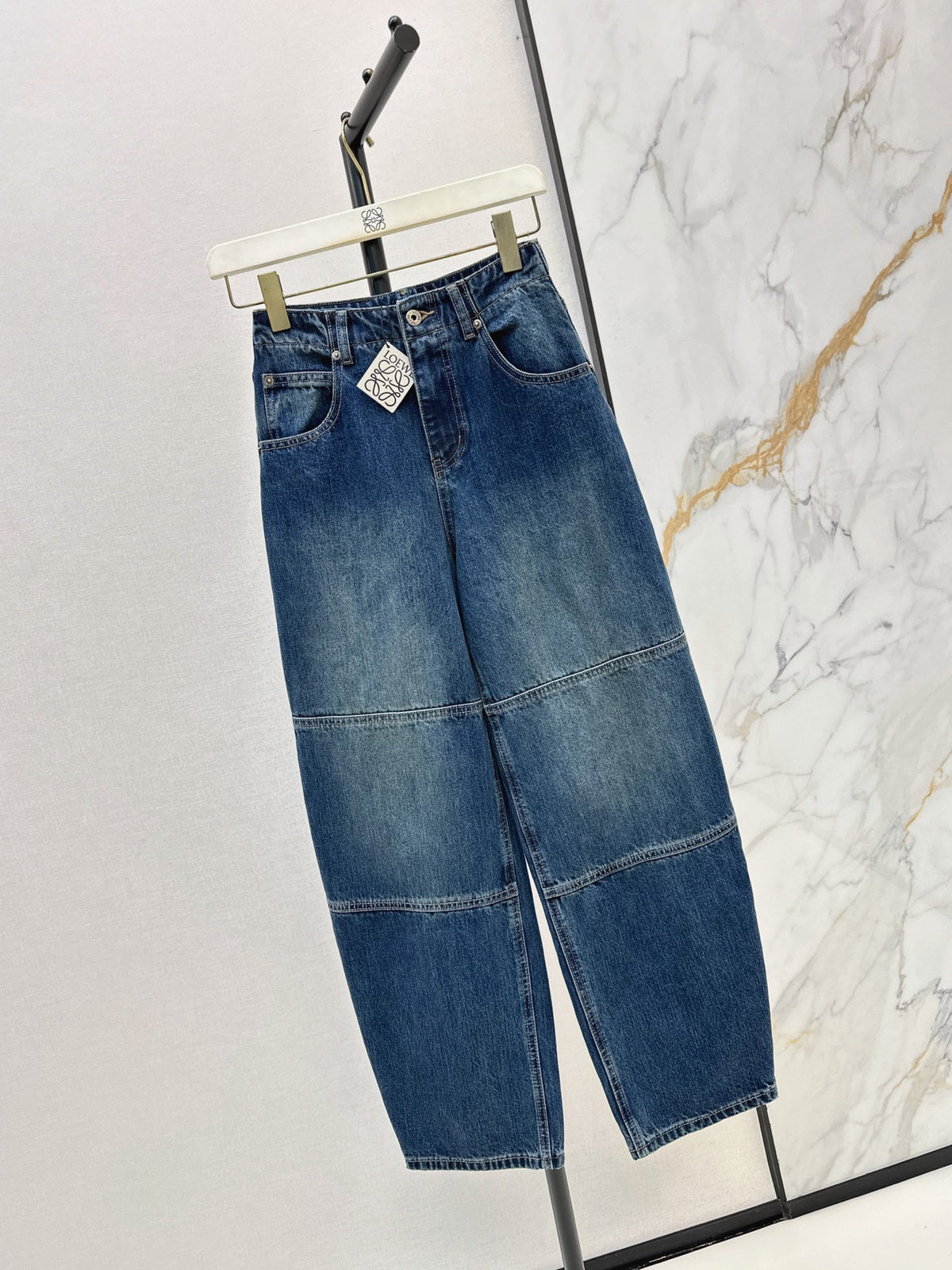 26FW New Gradient Color-Block Wide-Leg Jeans 🩵