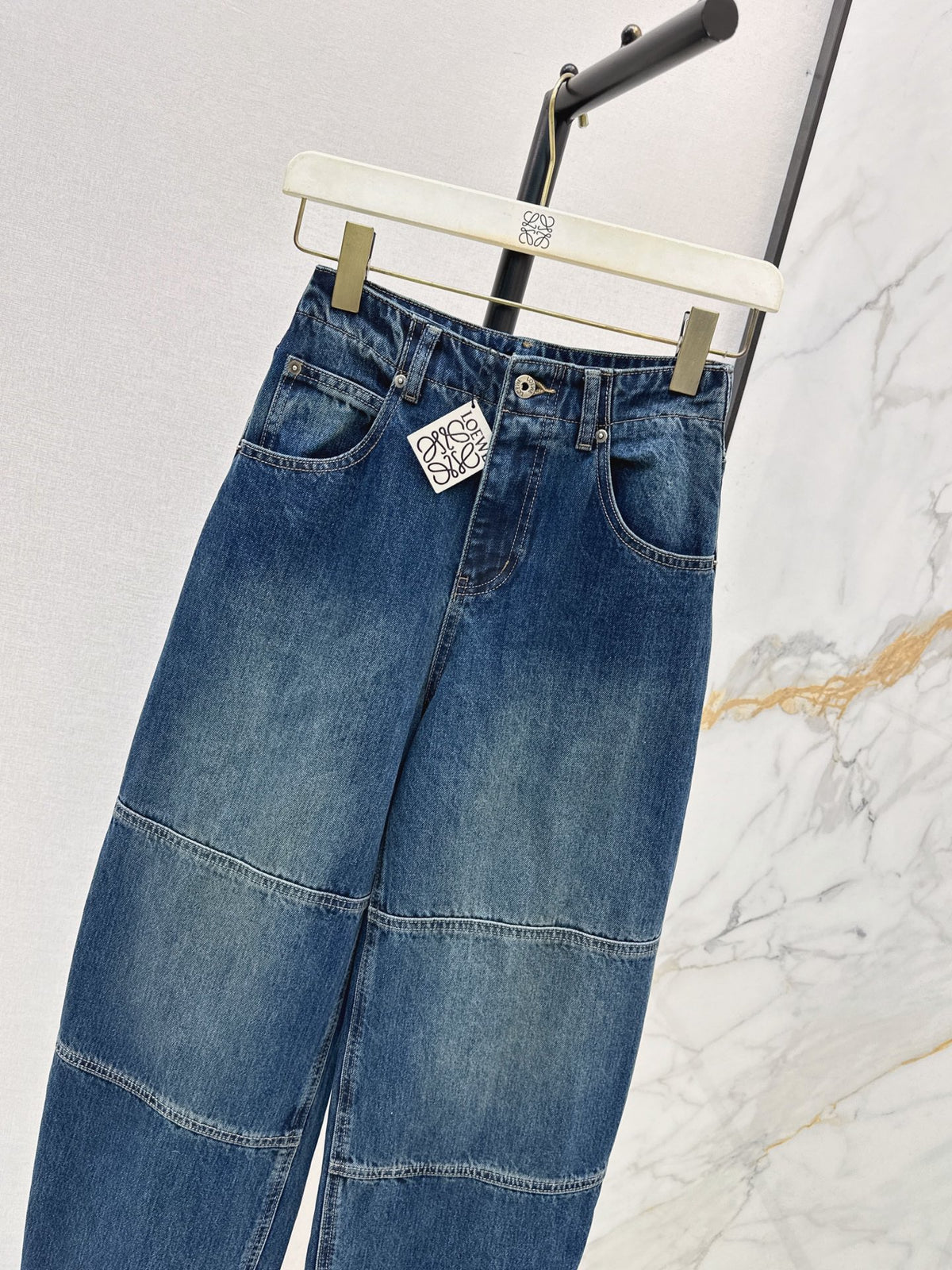 26FW New Gradient Color-Block Wide-Leg Jeans 🩵