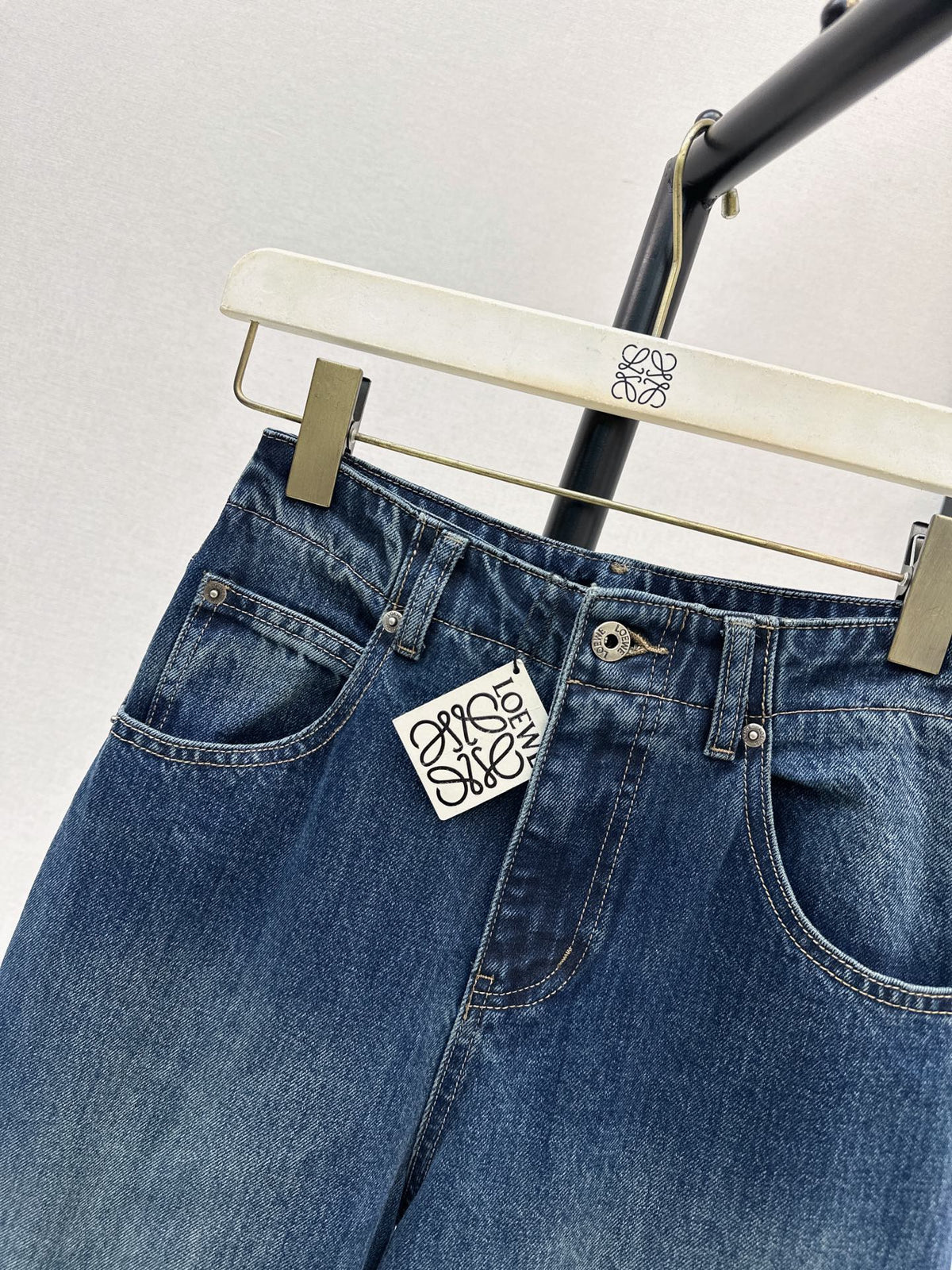 26FW New Gradient Color-Block Wide-Leg Jeans 🩵