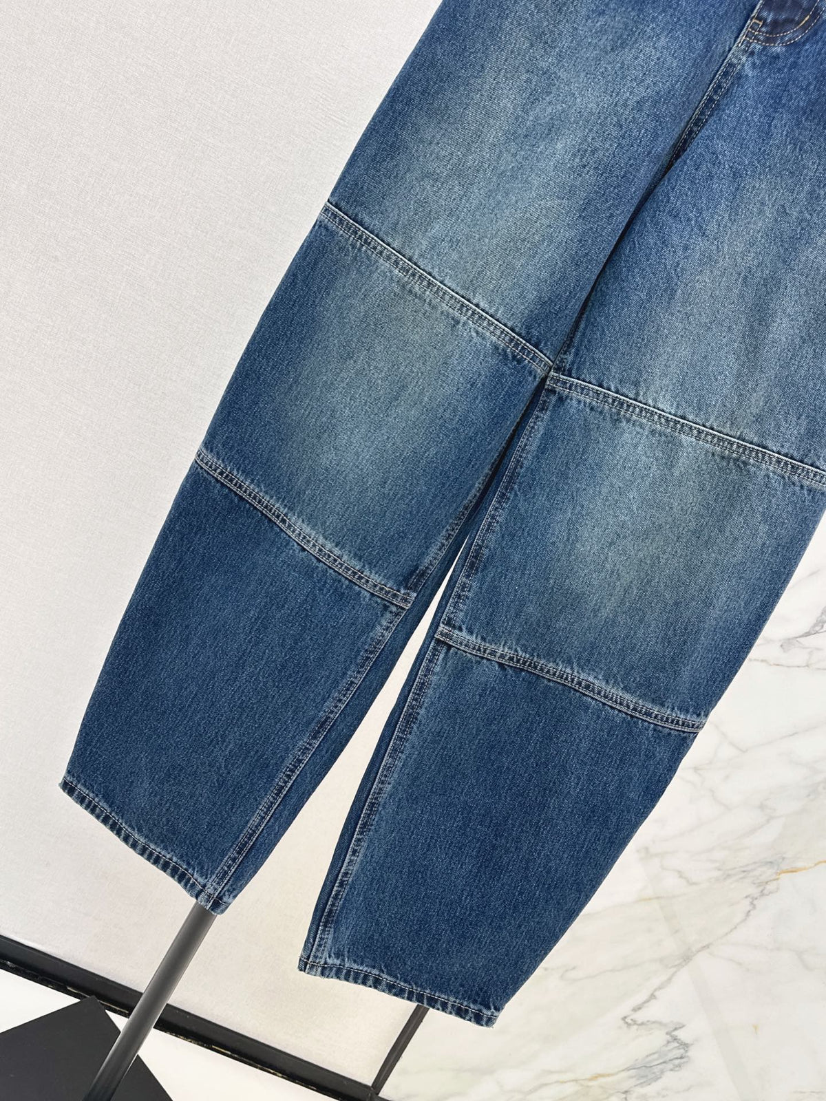 26FW New Gradient Color-Block Wide-Leg Jeans 🩵
