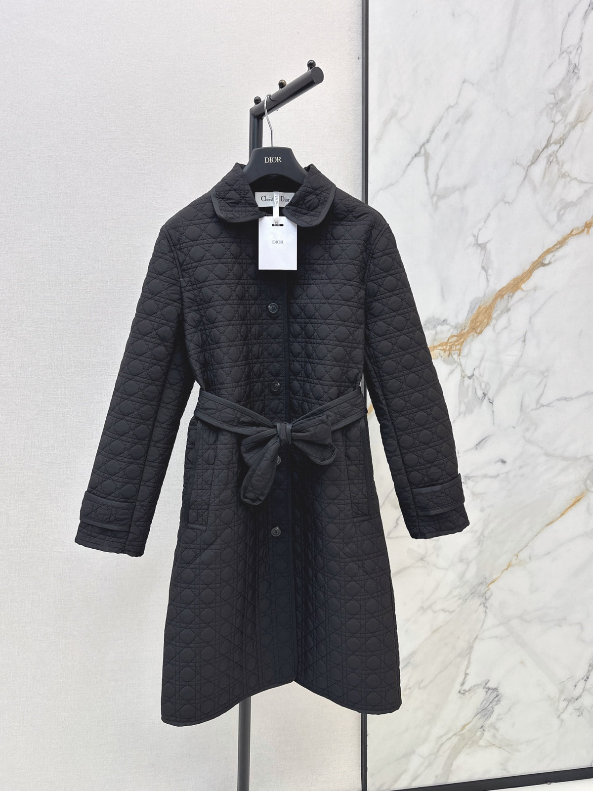 26FW New Plaid Mid-Length Padded Jacket 🖤