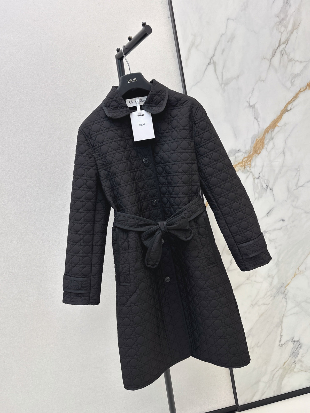 26FW New Plaid Mid-Length Padded Jacket 🖤