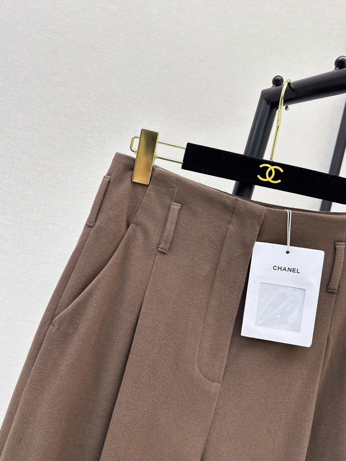 26FW New Brown Wool Wide-Leg Trousers 🤎