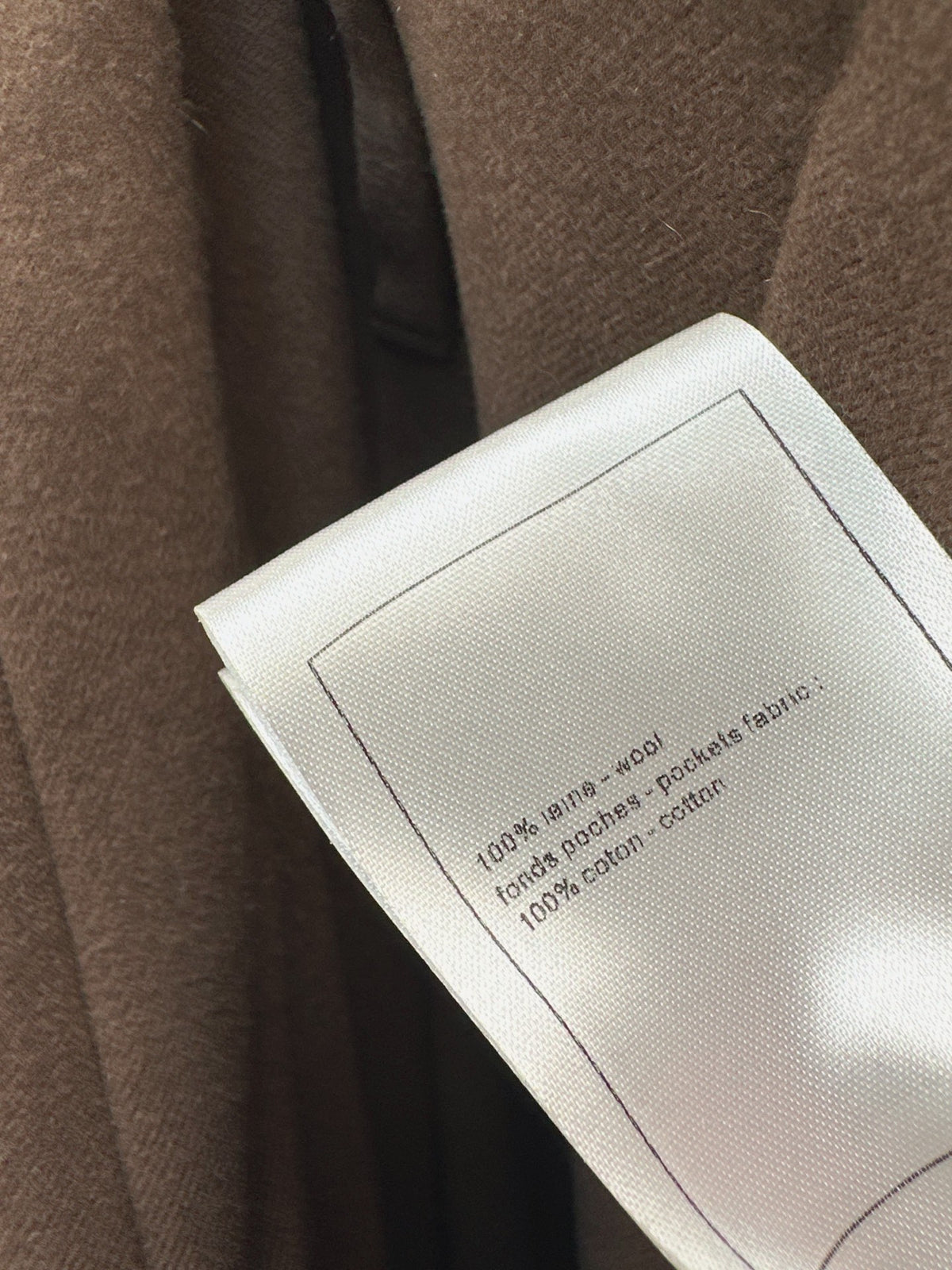 26FW New Brown Wool Wide-Leg Trousers 🤎