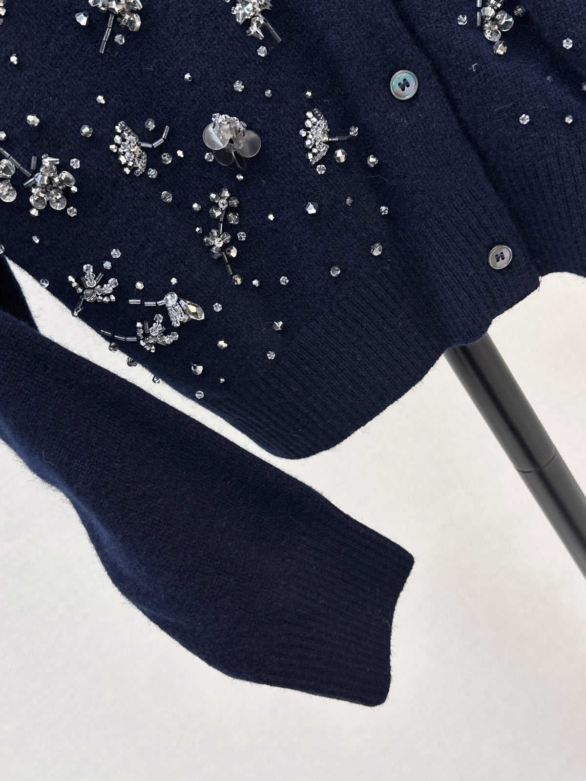 26FW New Beaded Collar Knit Cardigan 🖤
