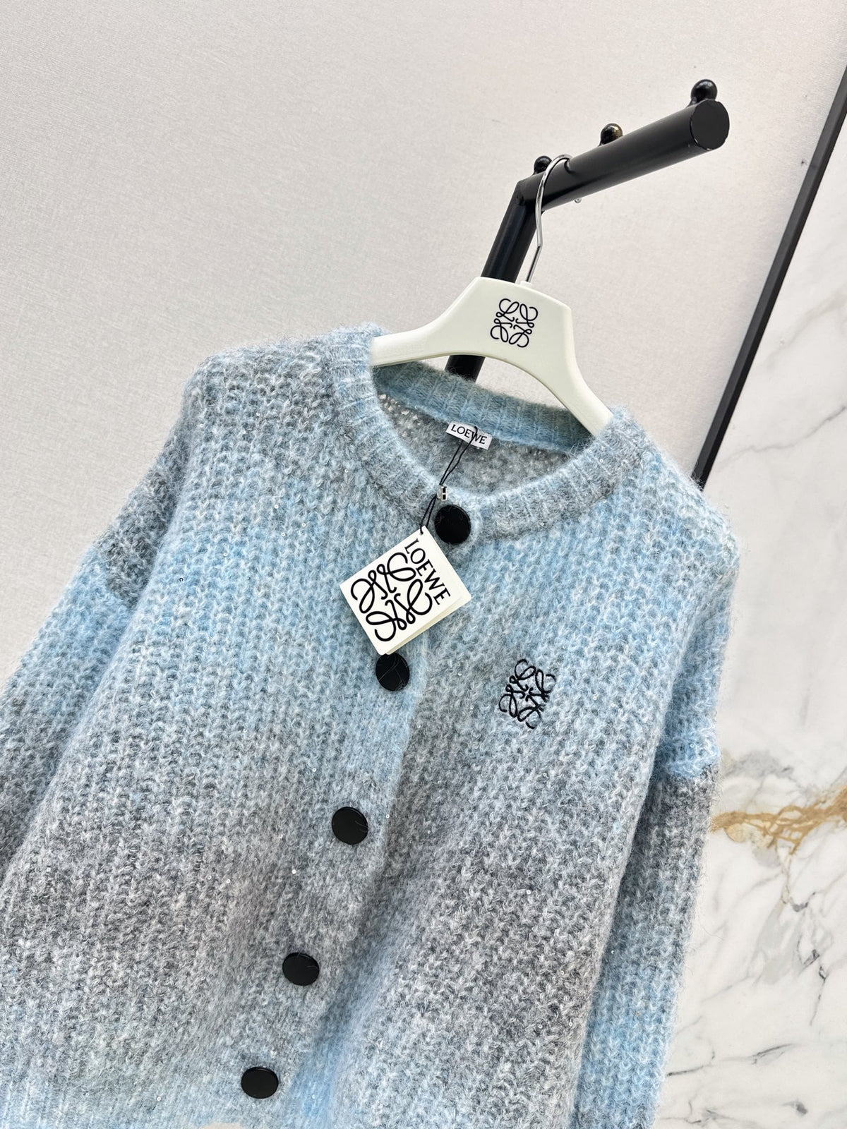 26FW New Loose-Fit Long-Sleeve Knit Cardigan 🩵