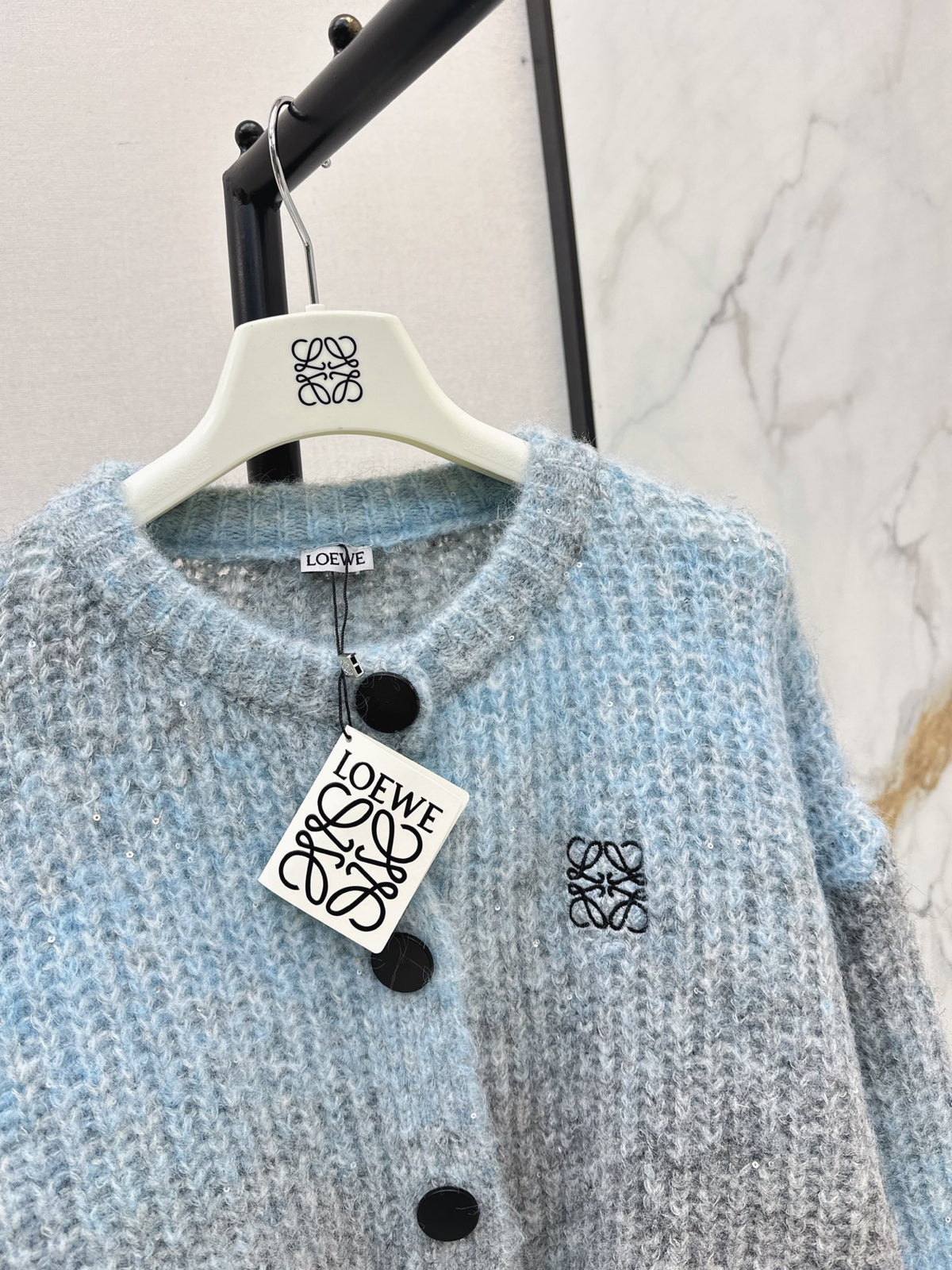 26FW New Loose-Fit Long-Sleeve Knit Cardigan 🩵