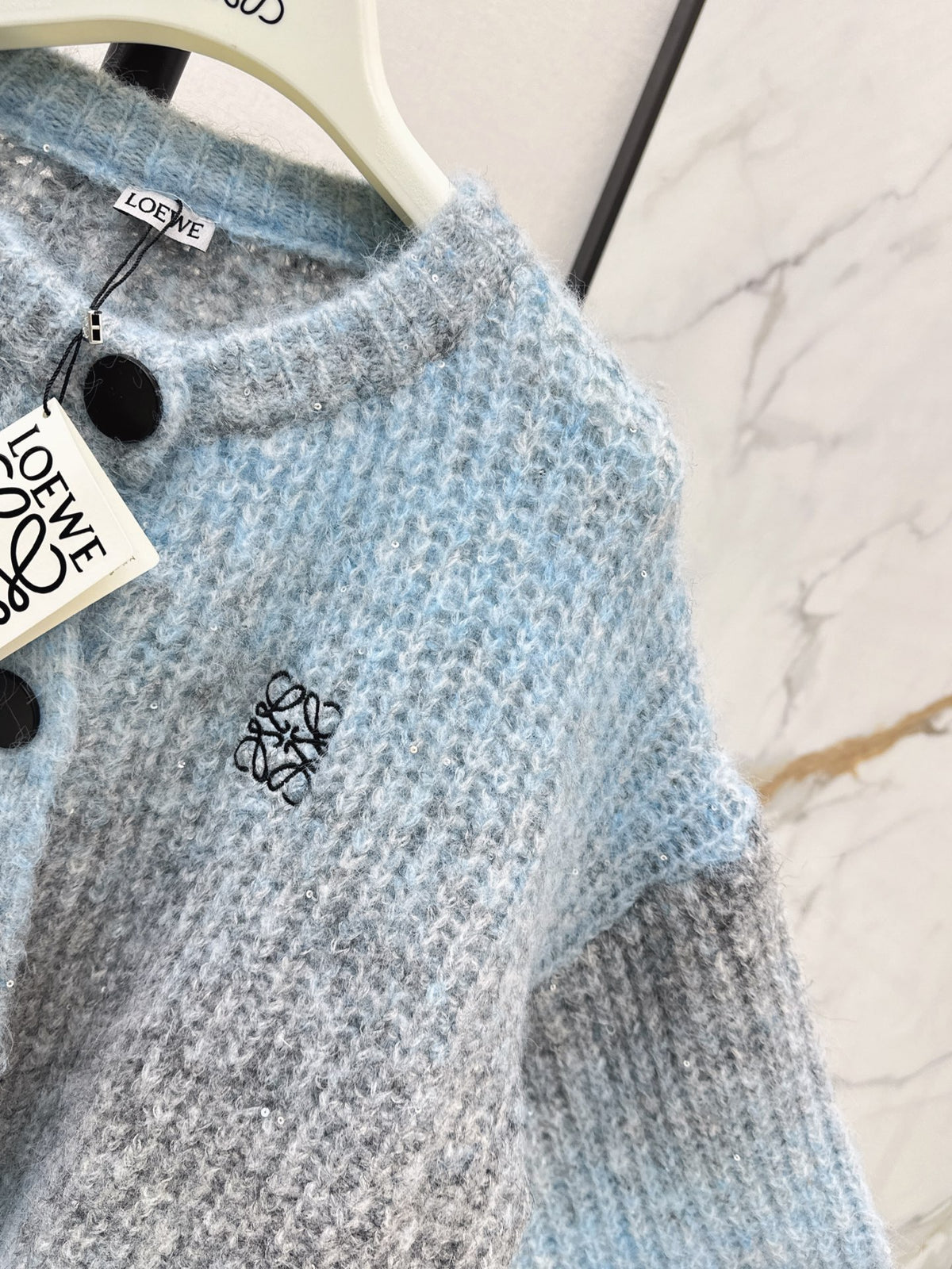 26FW New Loose-Fit Long-Sleeve Knit Cardigan 🩵