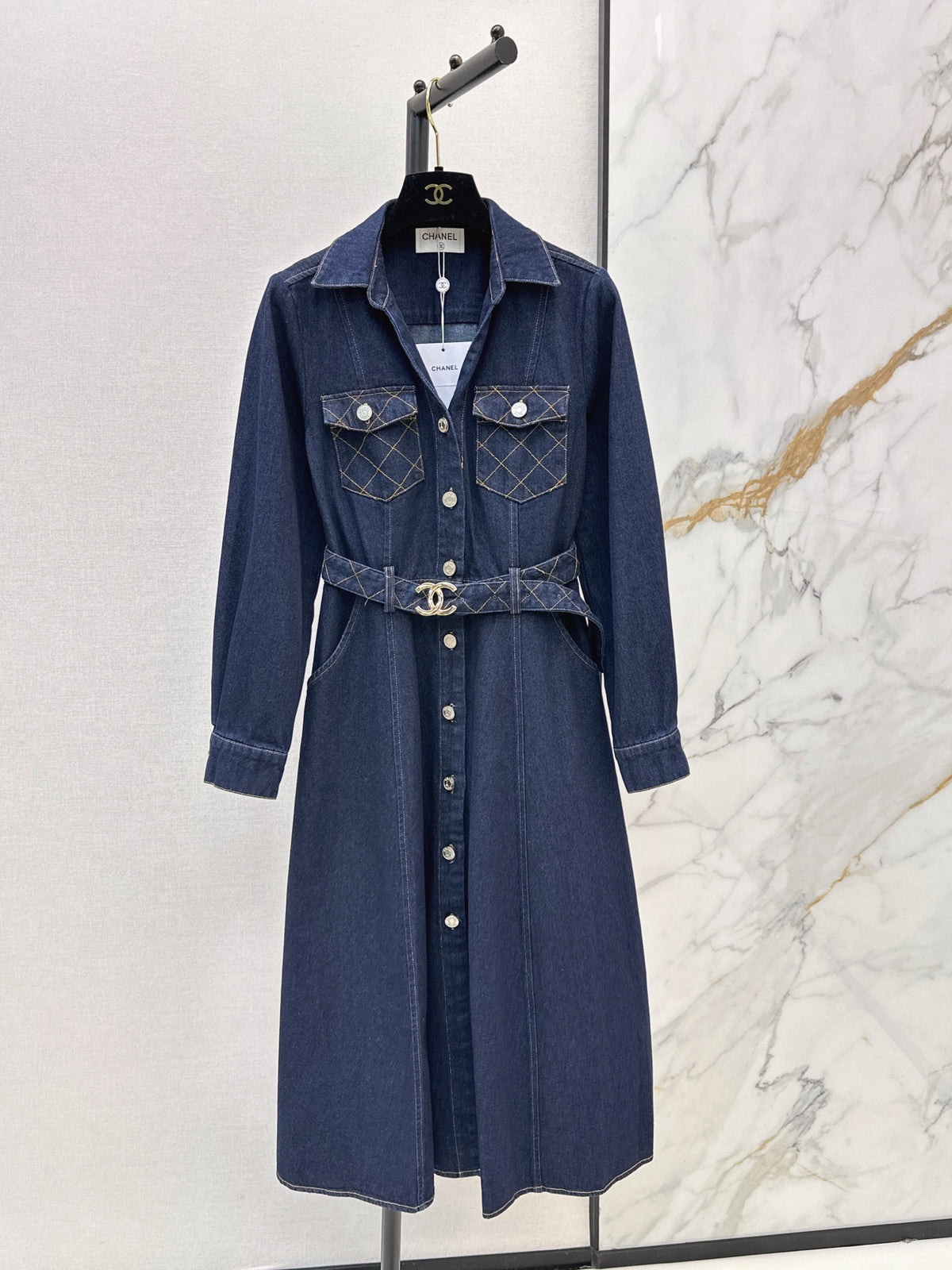 26FW New Long Dress with Side Pockets 🖤