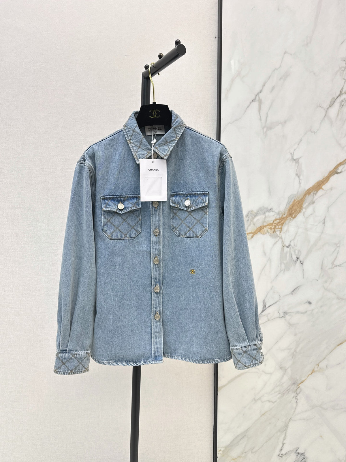 26FW New Denim Shirt with Side Pockets 🖤
