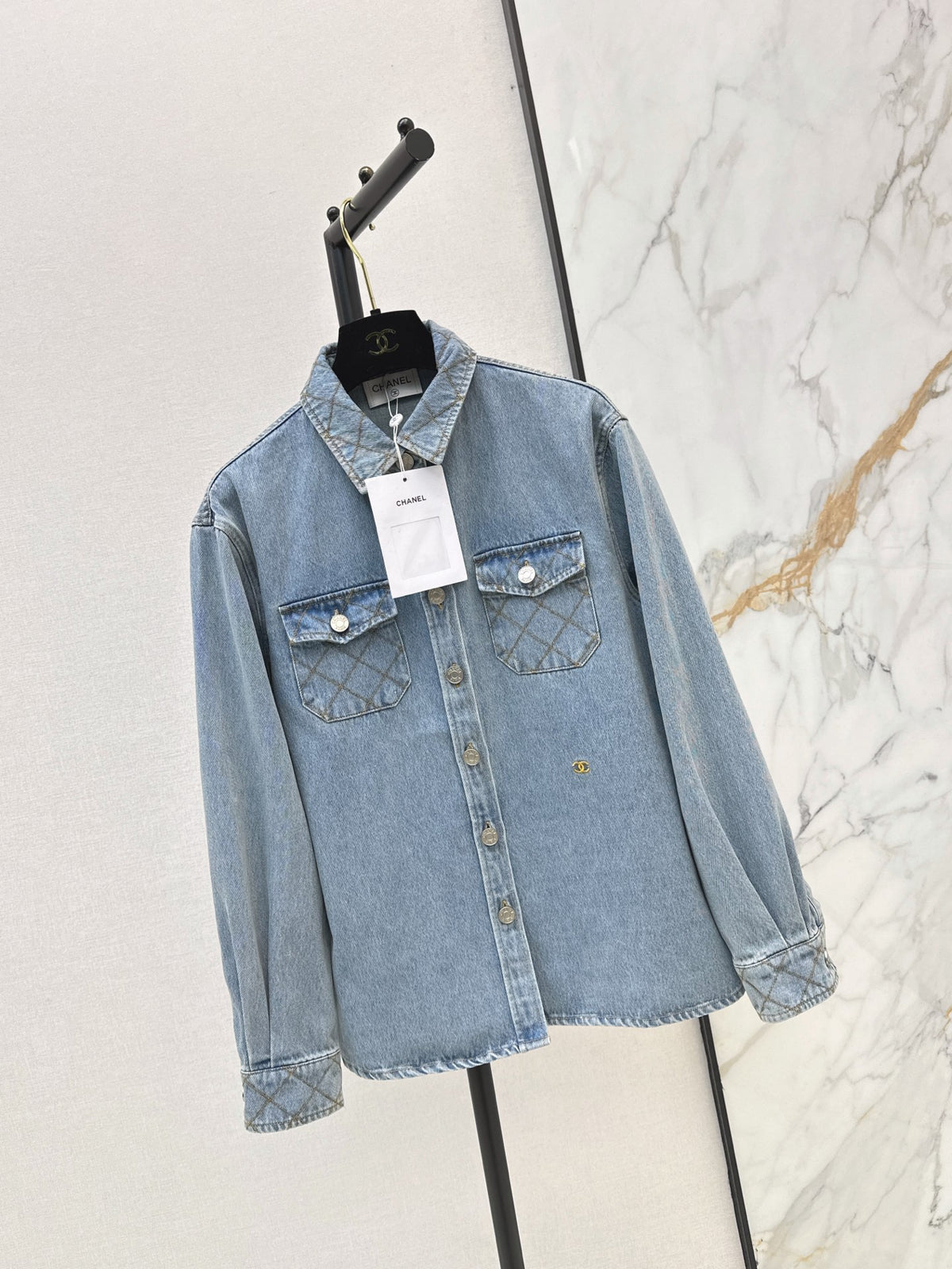 26FW New Denim Shirt with Side Pockets 🖤